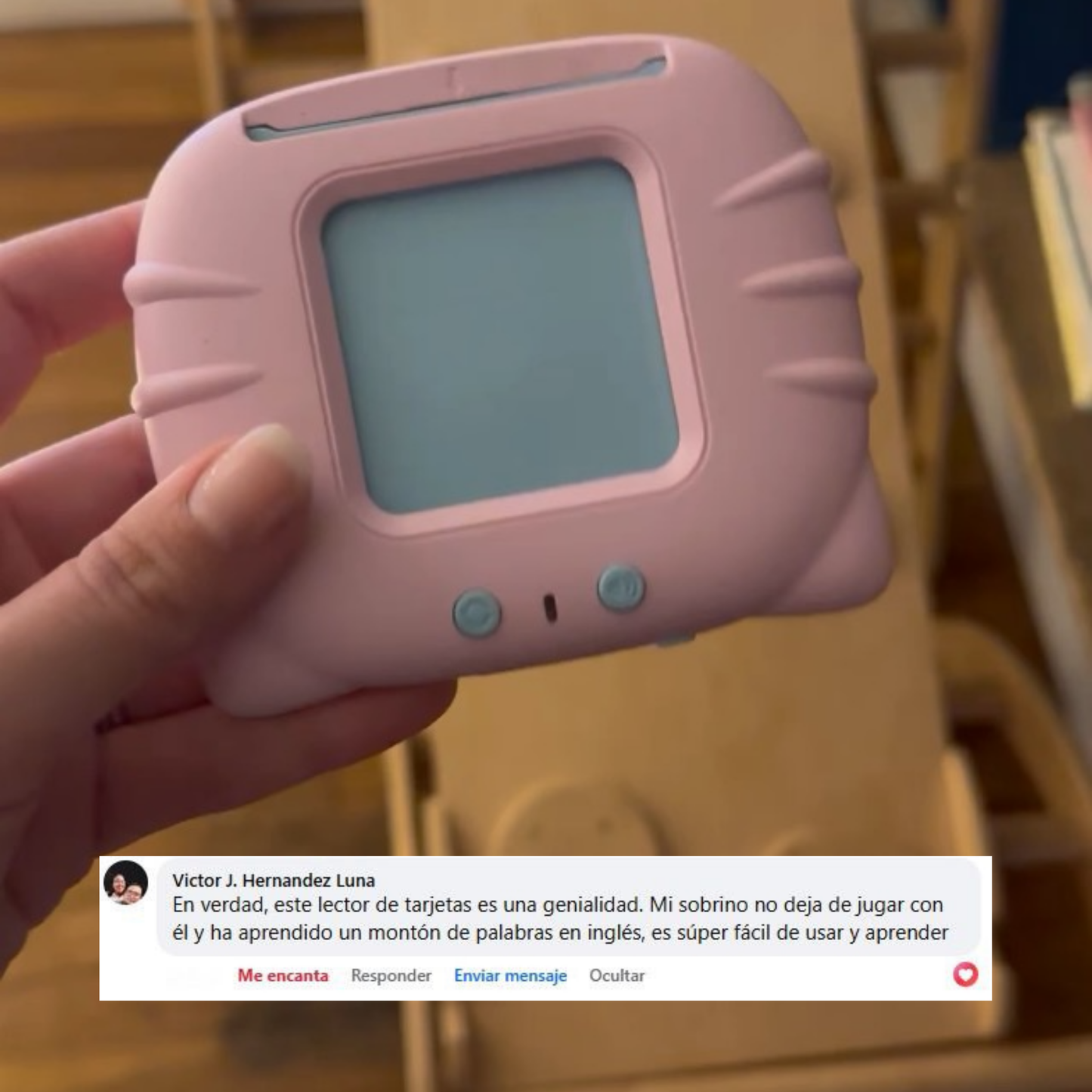 Lector de tarjetas billingües Original