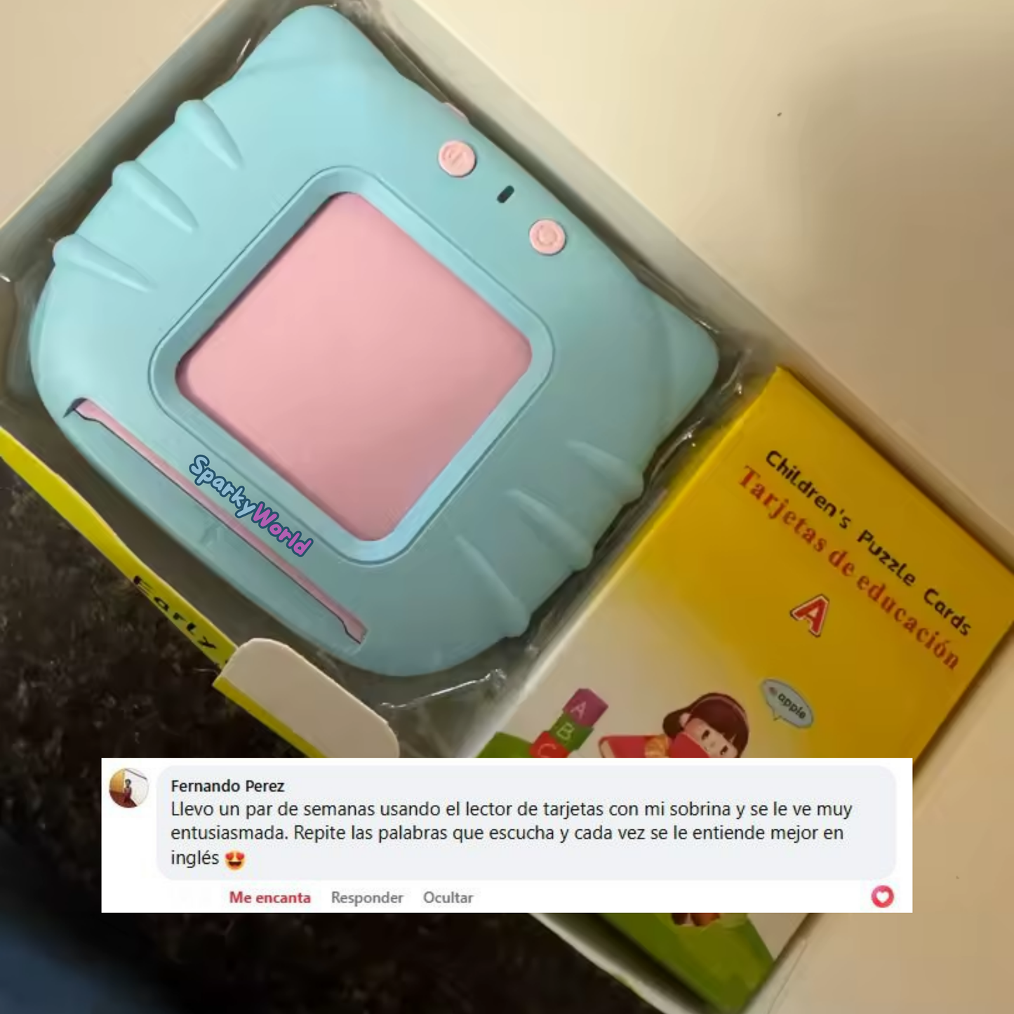 Lector de tarjetas billingües Original